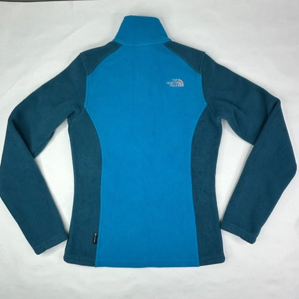 The North Face RDT 300 Khumbu Fleece Jacket Womens Blue Teal Zip Up Full Zip XS - Picture 8 of 16